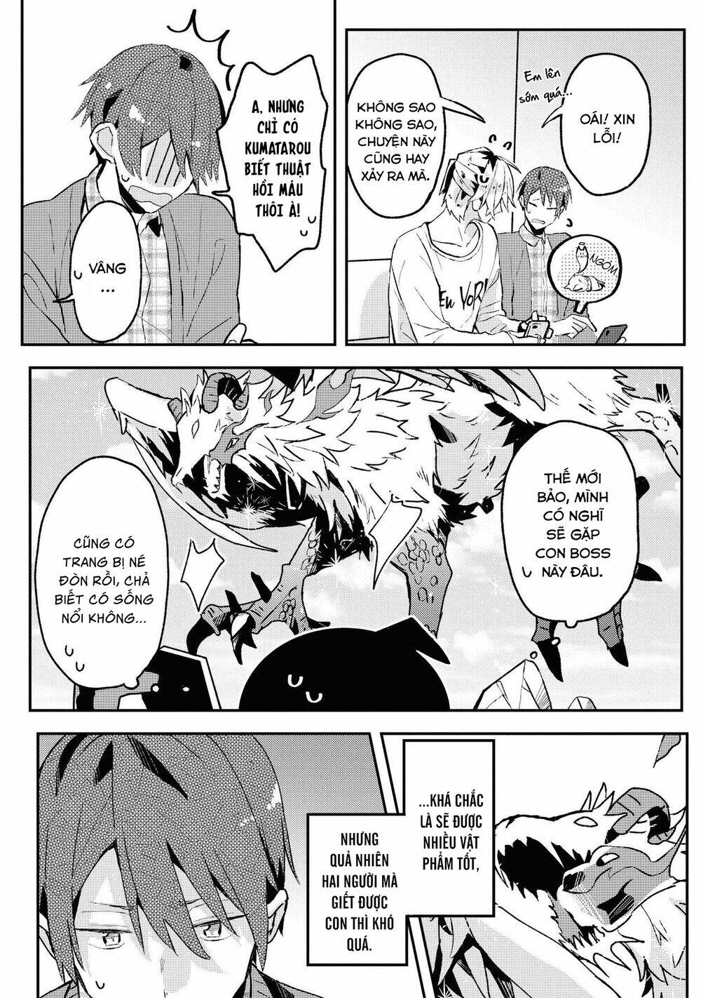 Đồng Đội Game Online, Té Là Ngài Sếp Khó Tính Chap 10 - Next Chap 11