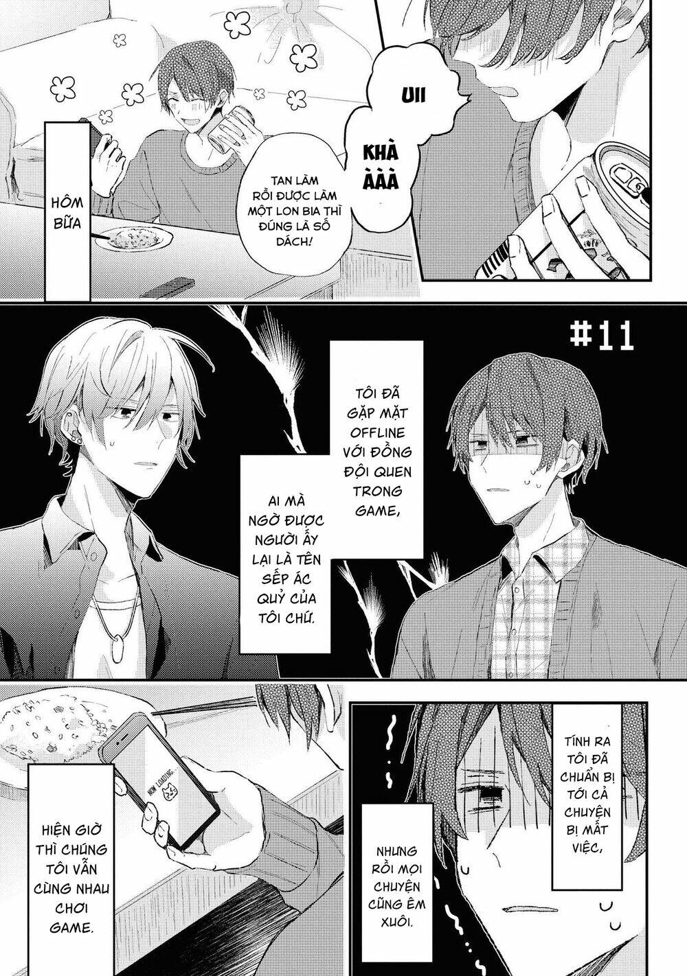 Đồng Đội Game Online, Té Là Ngài Sếp Khó Tính Chap 11 - Next Chap 12