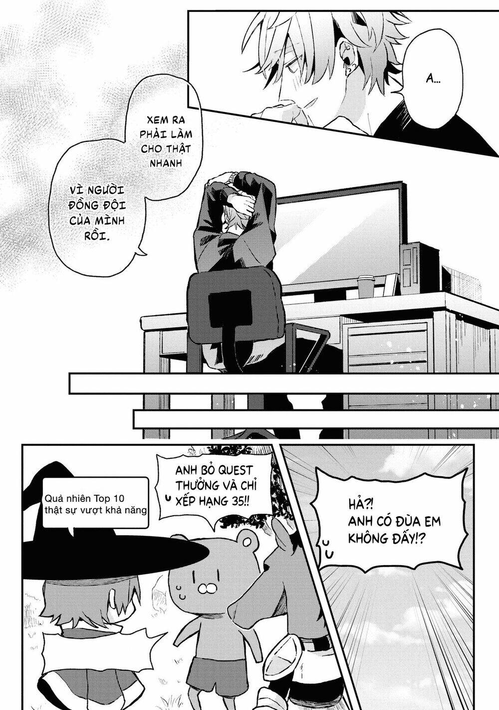 Đồng Đội Game Online, Té Là Ngài Sếp Khó Tính Chap 12 - Next Chap 13