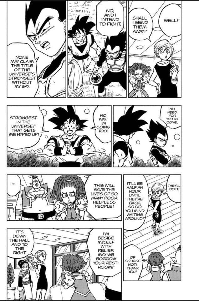 Dragon Ball Super Chap 71 - Next Chap 72