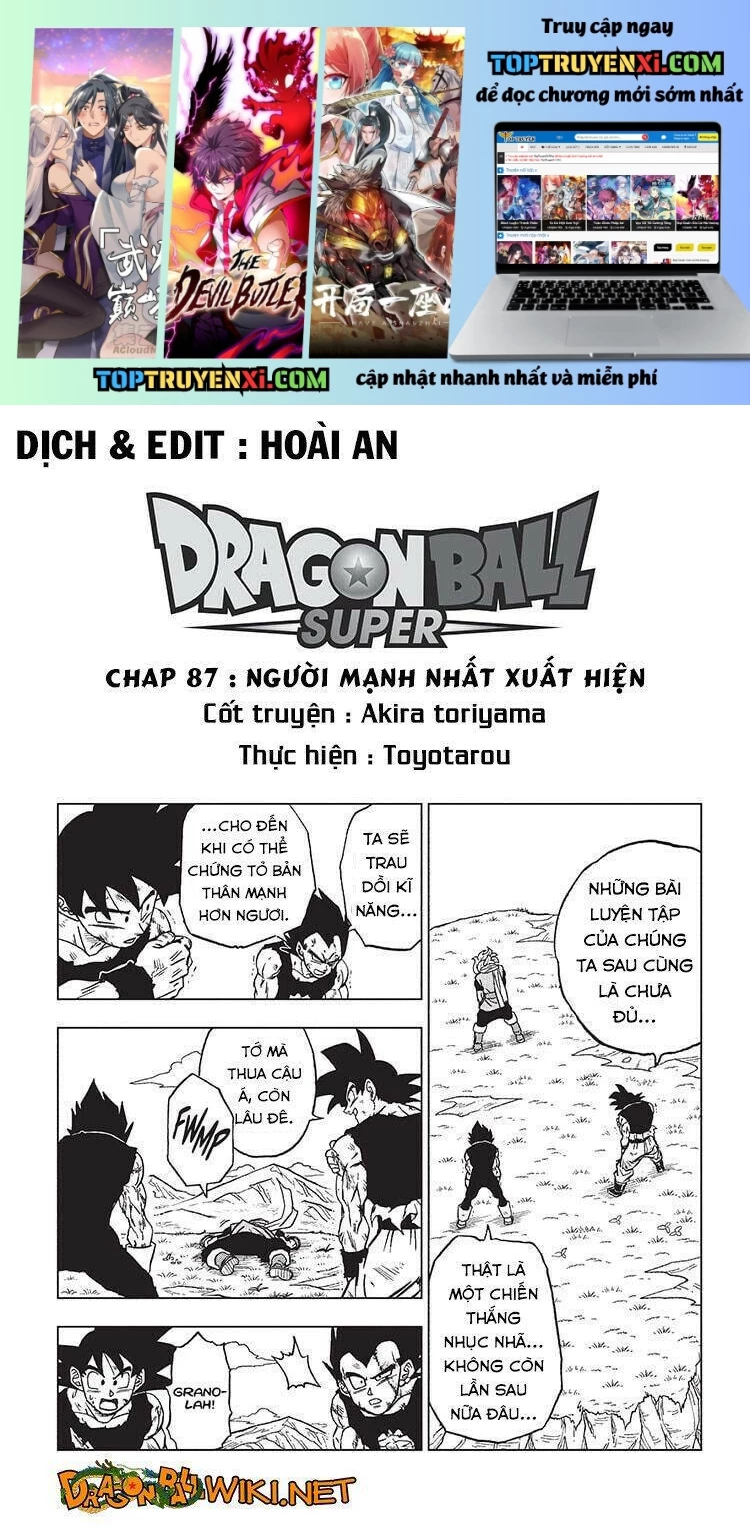 Dragon Ball Super Chap 87 - Next Chap 88