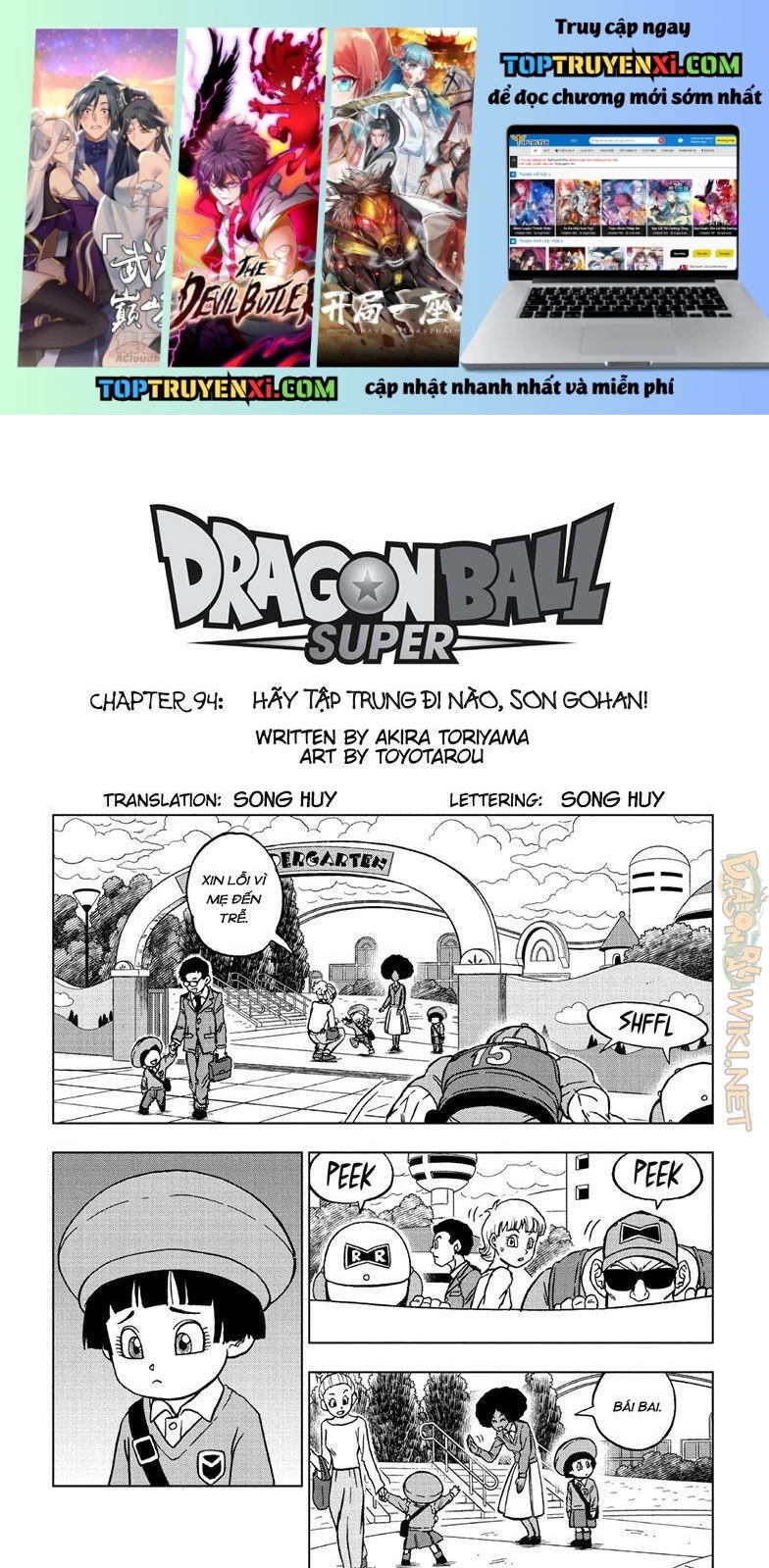 Dragon Ball Super Chap 94 - Next Chap 95