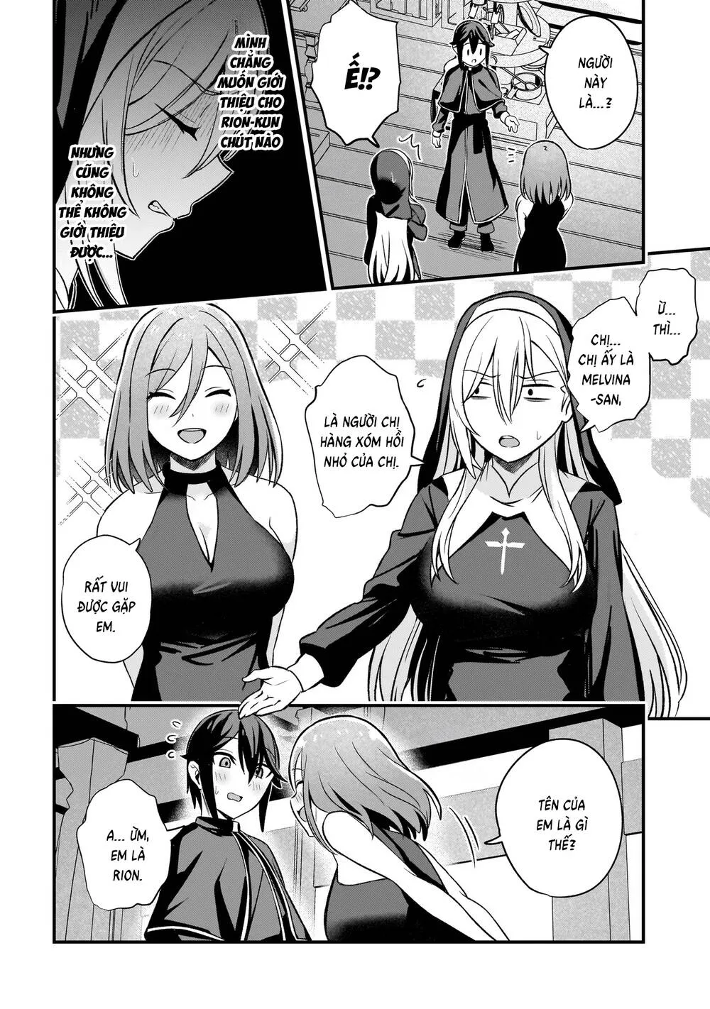 Dù Là Nữ Tu Hay Vọng Tưởng Thì Có Được Phép Yêu Tu Sĩ Thiếu Niên Không? Chap 3 - Next Chap 4