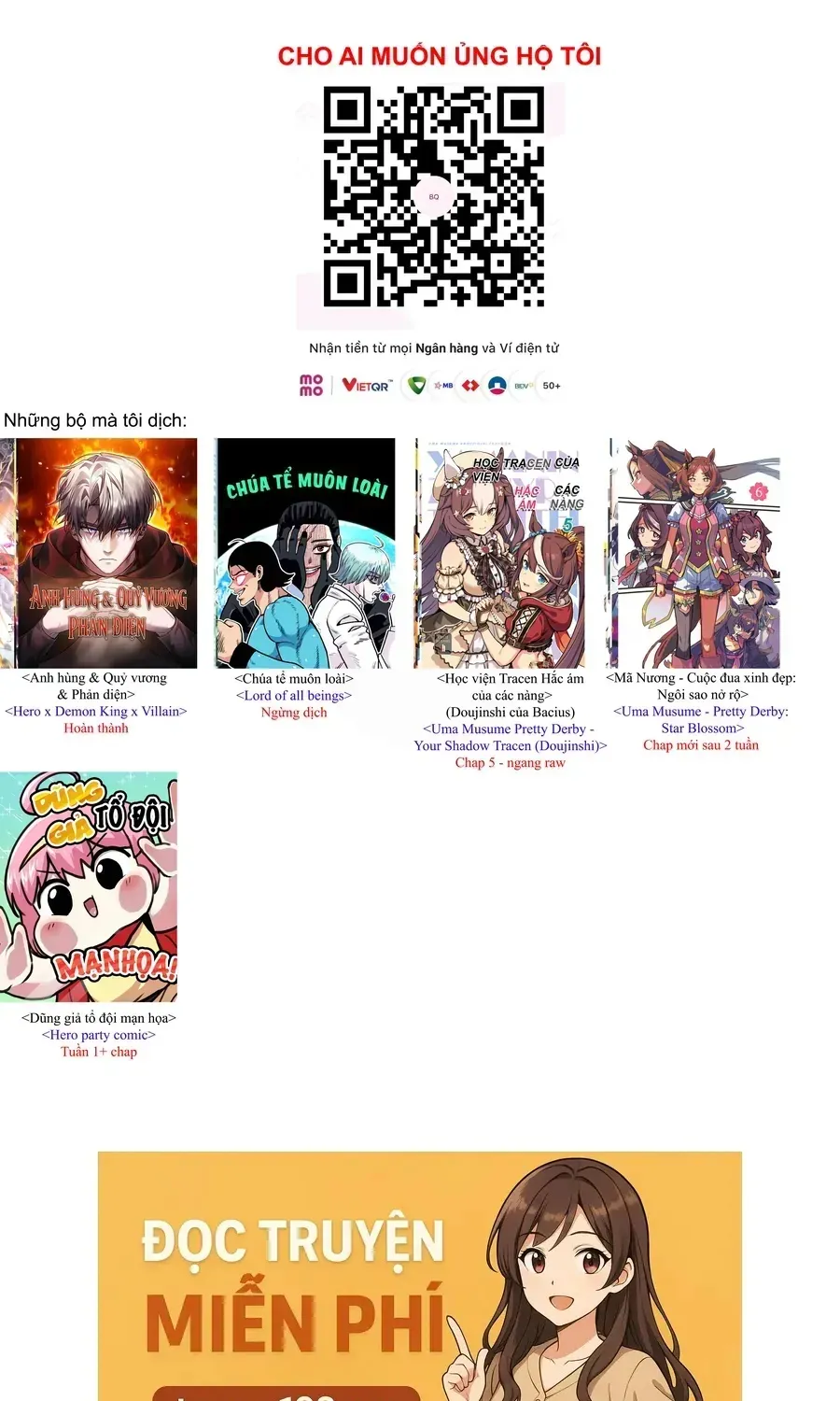 Dũng Giả Tổ Đội Mạn Họa Chap 1 - Next Chap 2