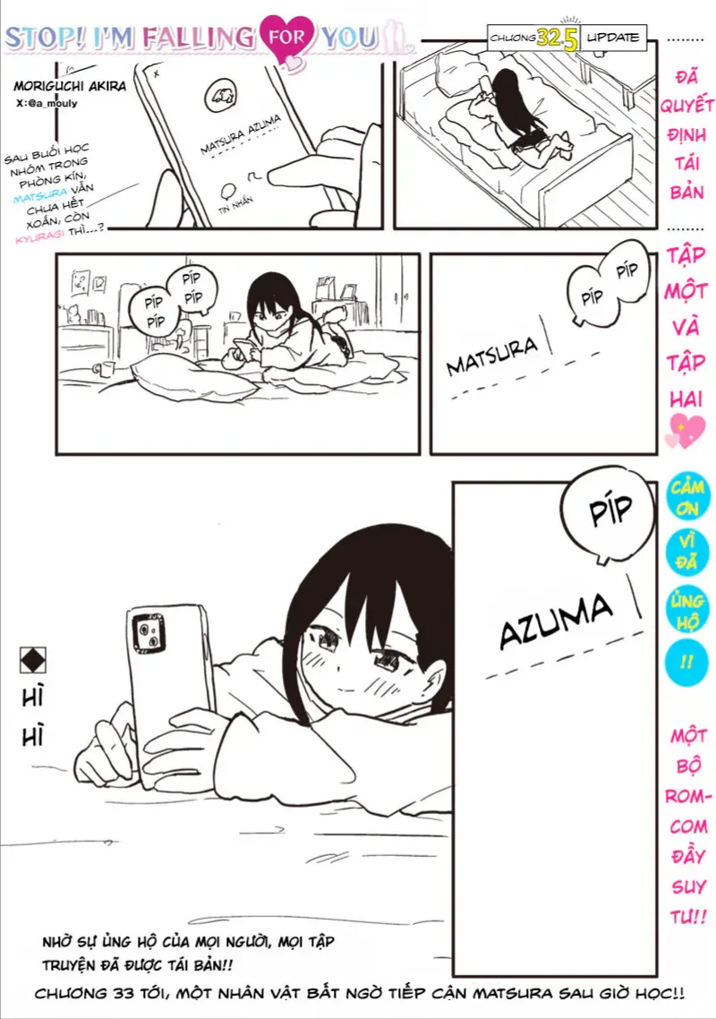 Dừng Lại Đi! Không Mình Đổ Cậu Mất !!! Chap 32.5 - Next Chap 33.5