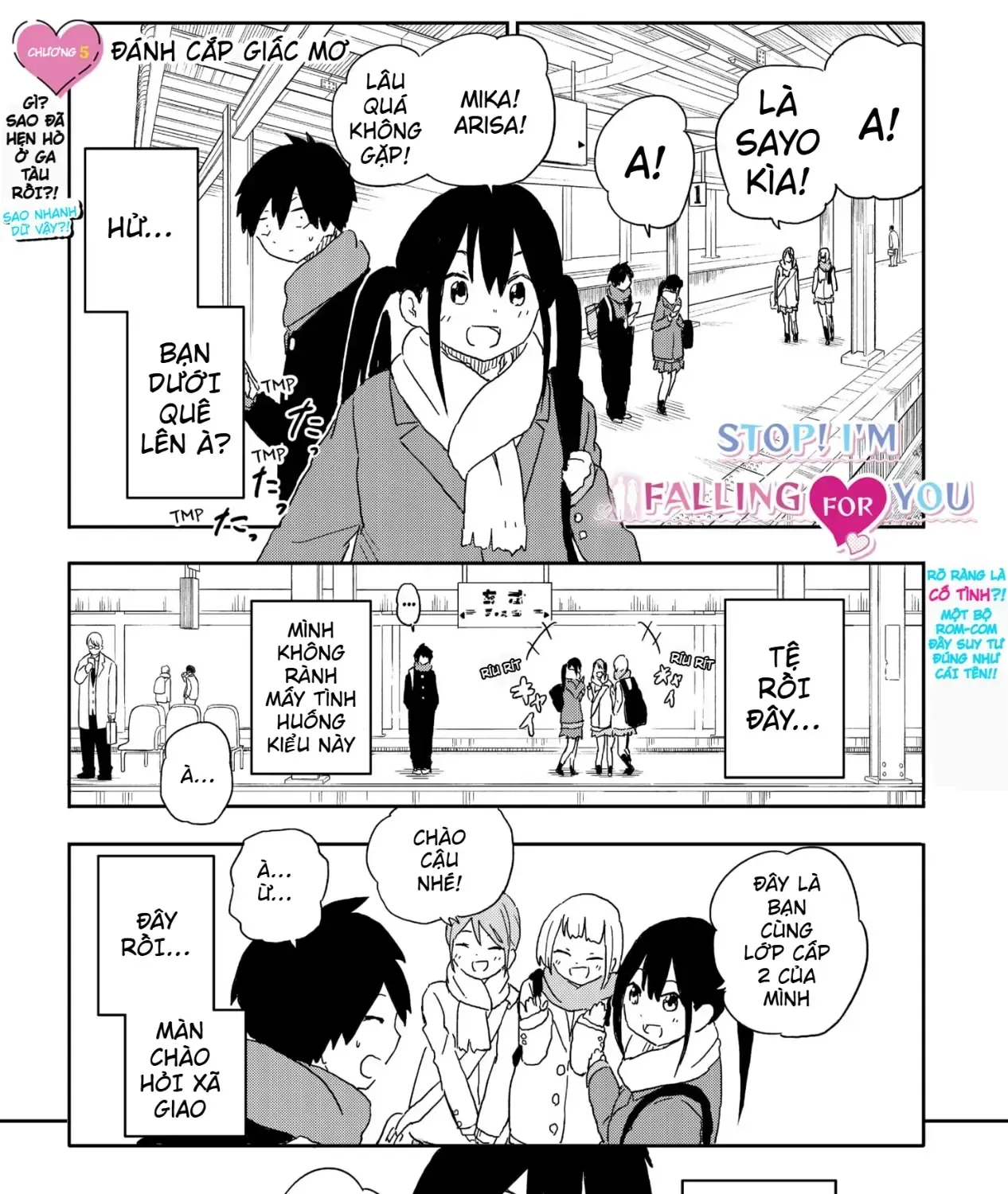 Dừng Lại Đi! Không Mình Đổ Cậu Mất !!! Chap 5 - Next Chap 6