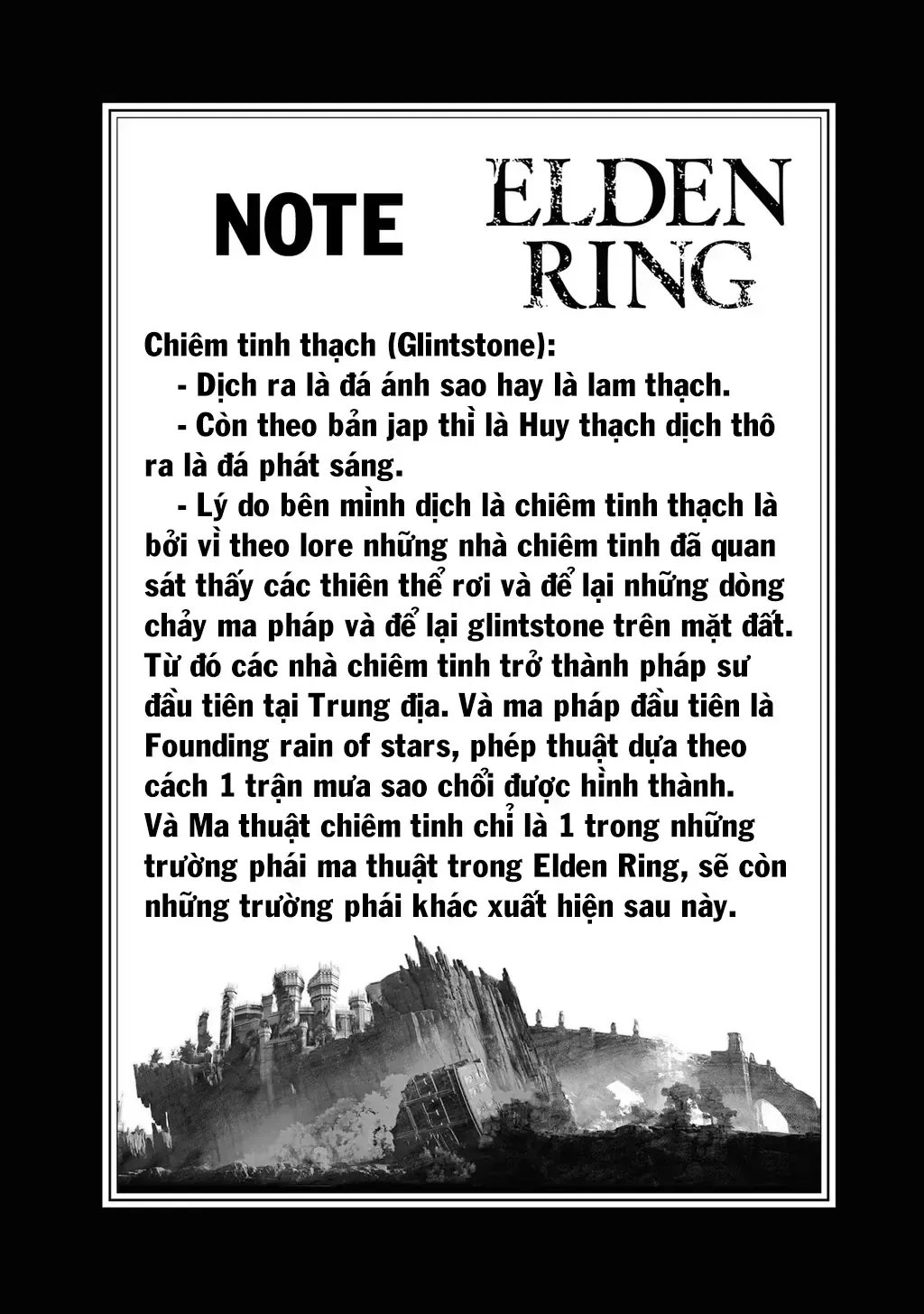 Elden Ring: Con Đường Tới Hoàng Kim Thụ Chap 19 - Next Chap 20