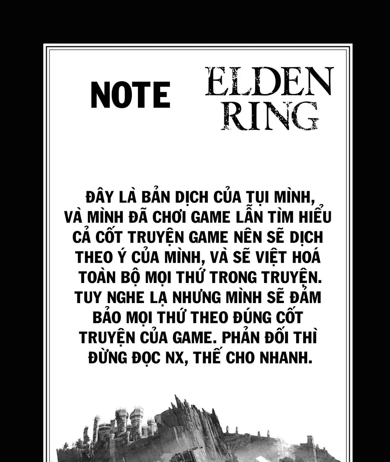 Elden Ring: Con Đường Tới Hoàng Kim Thụ Chap 2 - Next Chap 3