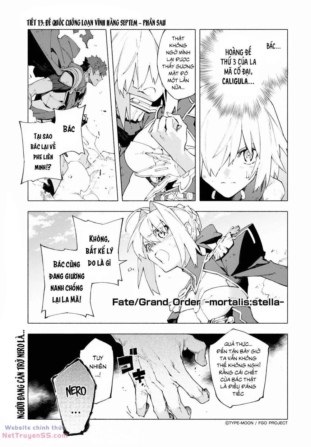 Fate/Grand Order -Mortalis:stella Chap 13.3 - Next Chap 14.3