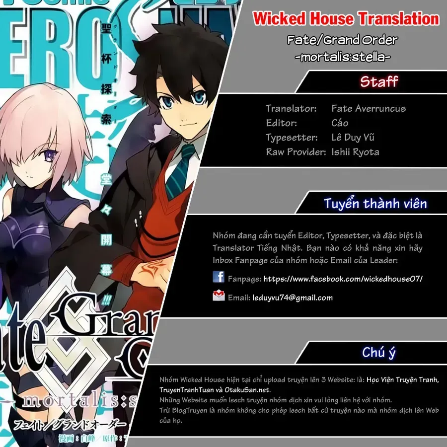 Fate/Grand Order -Mortalis:stella Chap 5.1 - Next Chap 6.1