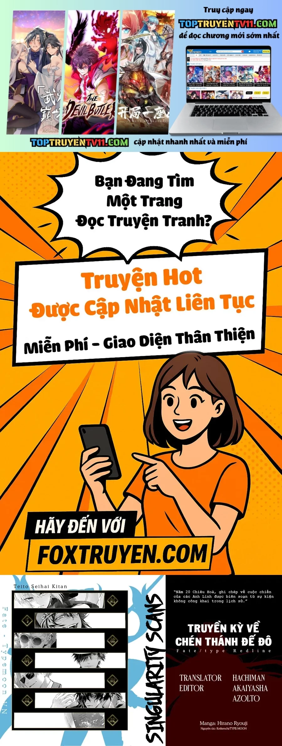 Fate/Type Redline - Truyền Kỳ Về Chén Thánh Đế Đô Chap 23.3 - Next Chap 24.3