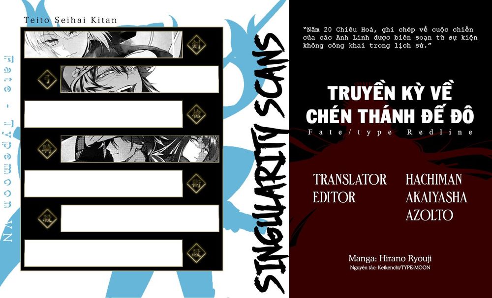 Fate/Type Redline - Truyền Kỳ Về Chén Thánh Đế Đô Chap 3.2 - Next Chap 4.2