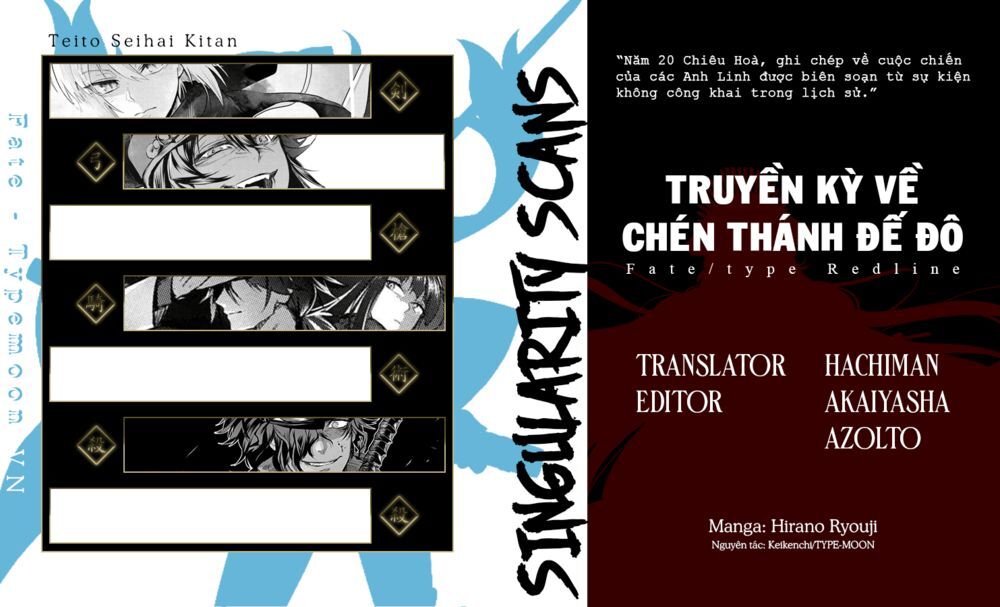 Fate/Type Redline - Truyền Kỳ Về Chén Thánh Đế Đô Chap 5.1 - Next Chap 6.1