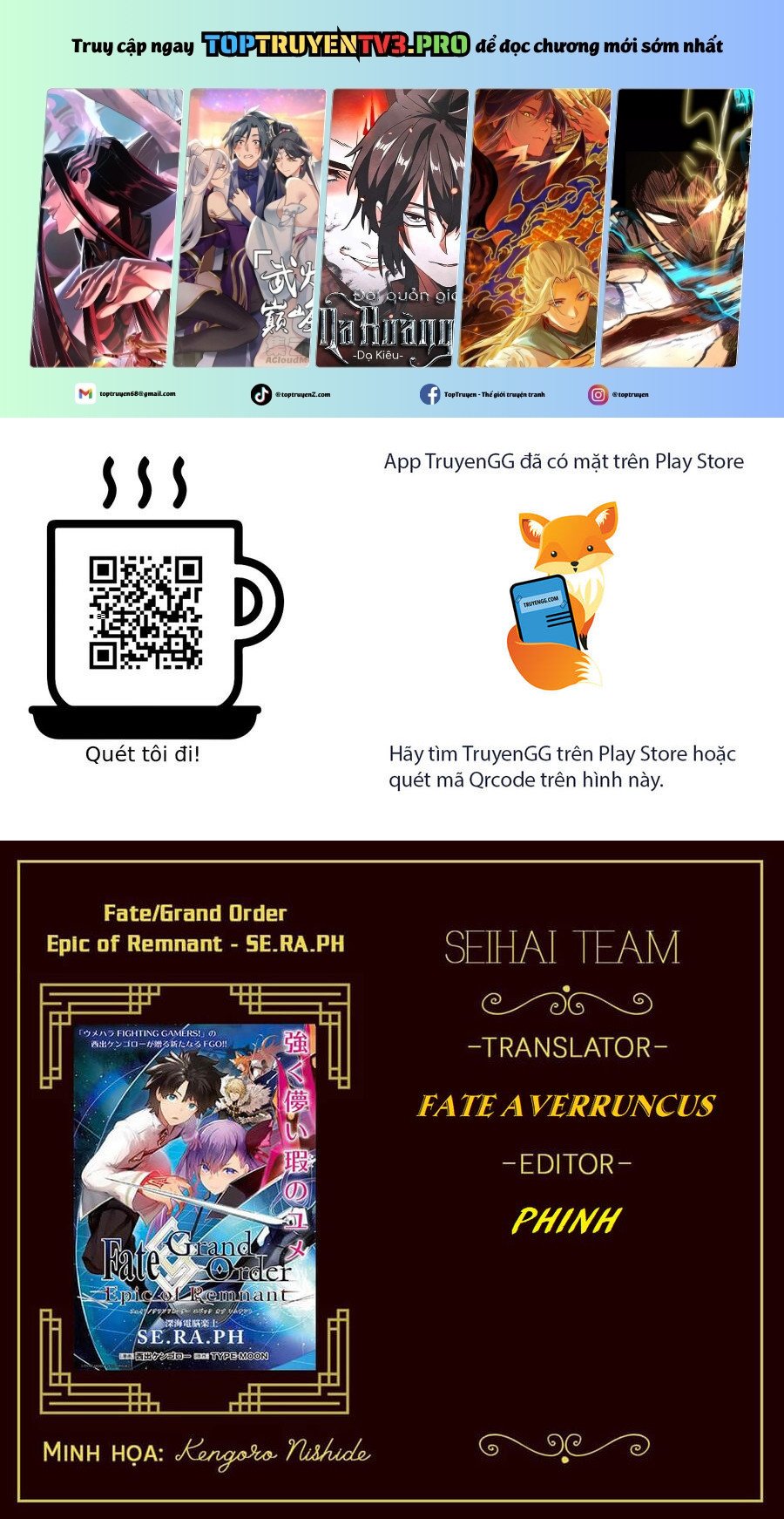 Fate/grand Order: Epic Of Remnant - Se.ra.ph. Chap 35 - Next Chap 36