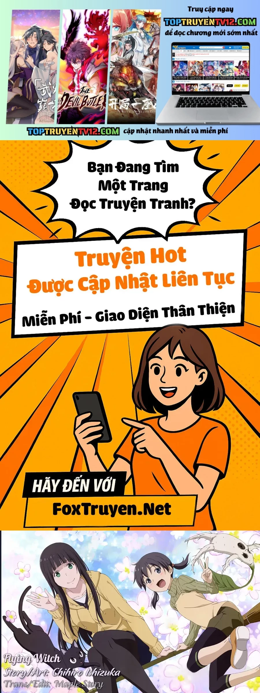 Flying Witch Chap 81 - Next Chap 82