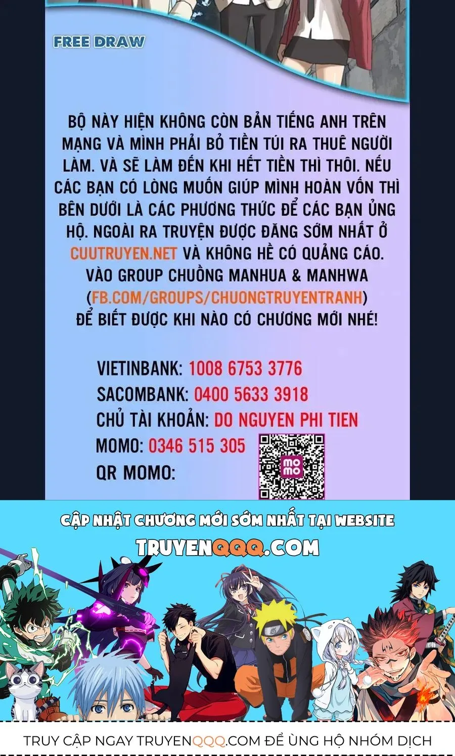 Free Draw Chap 111.5 - Next Chap 112.5