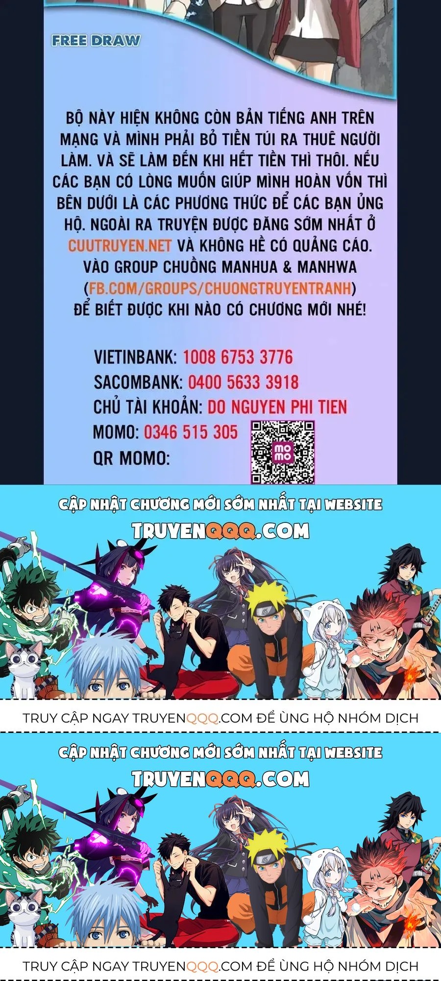 Free Draw Chap 111.6 - Next Chap 112.6