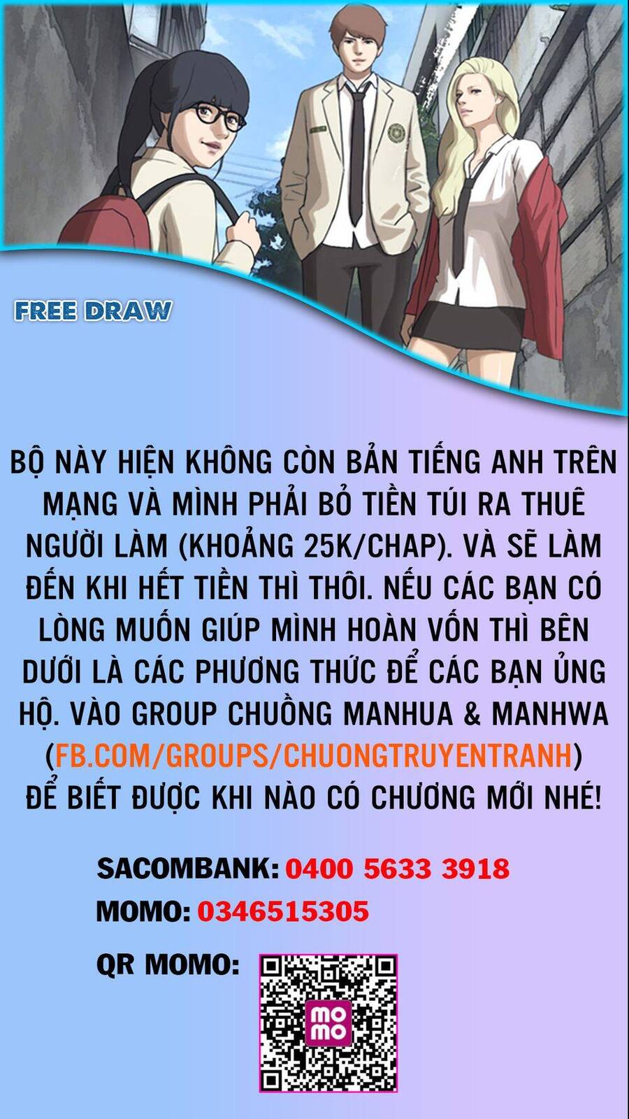 Free Draw Chap 76 - Next Chap 77