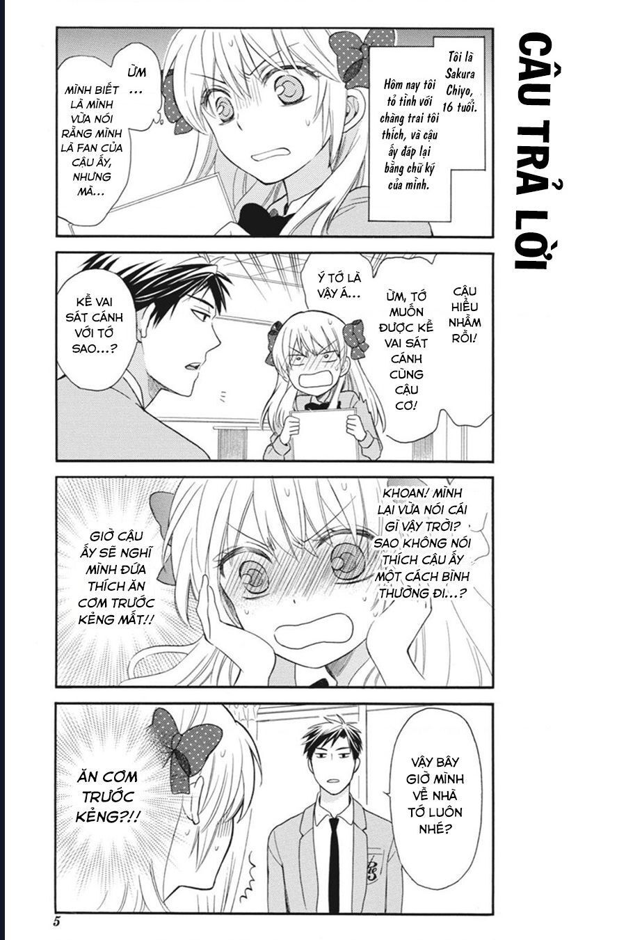 Gekkan Shoujo Nozaki-Kun Chap 1 - Next Chap 2