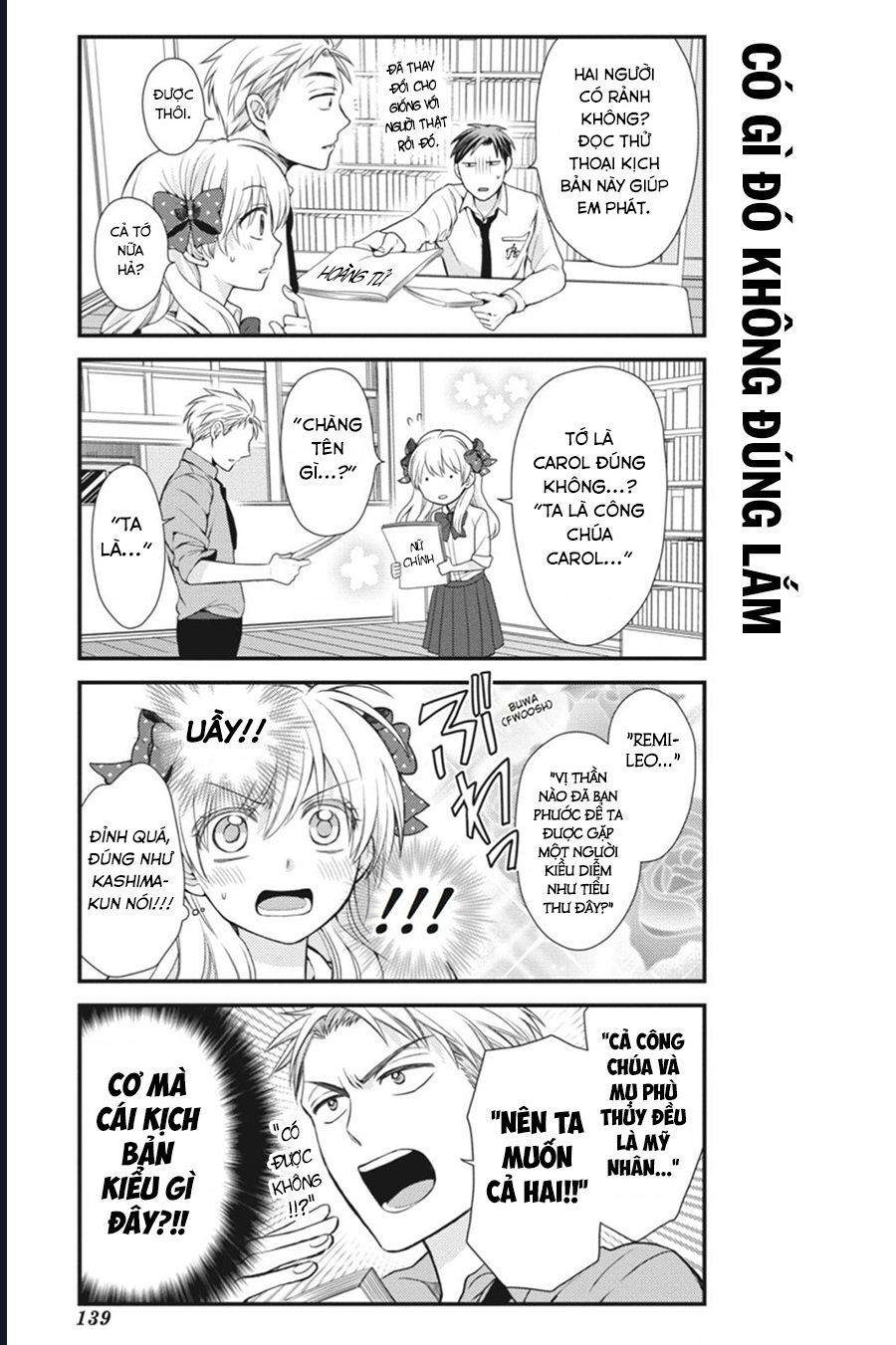Gekkan Shoujo Nozaki-Kun Chap 10 - Next Chap 11