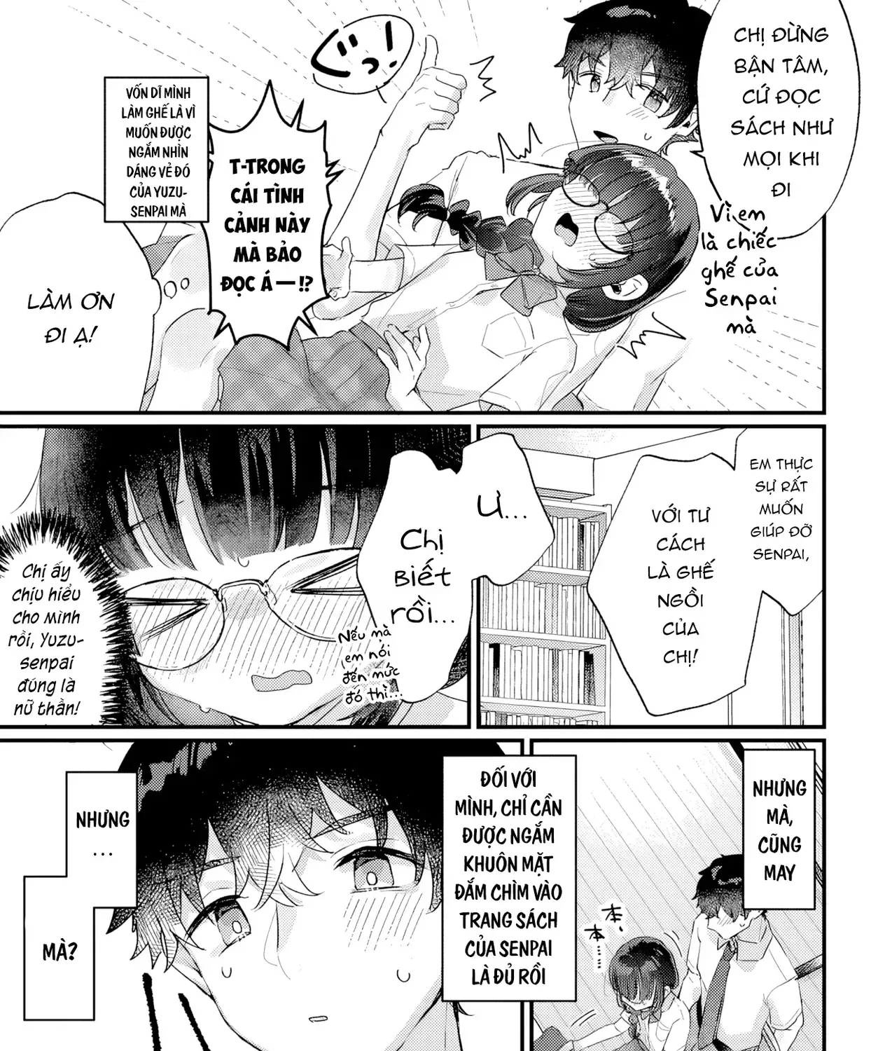 Ghế Đùi Của Tiền Bối Clb Văn Học Chap 1 - Next Chap 2