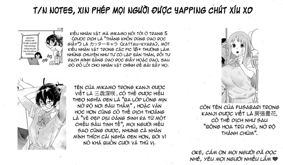 Ghi Chú Về Sở Thích Kỳ Quái Của Kaguhara Chap 7 - Next Chap 8