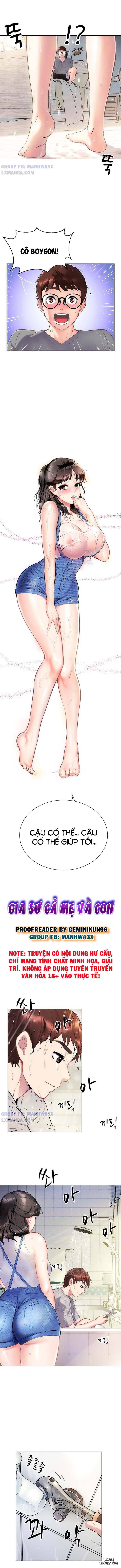 Gia Sư Cả Mẹ Và Con Chap 3 - Next Chap 4