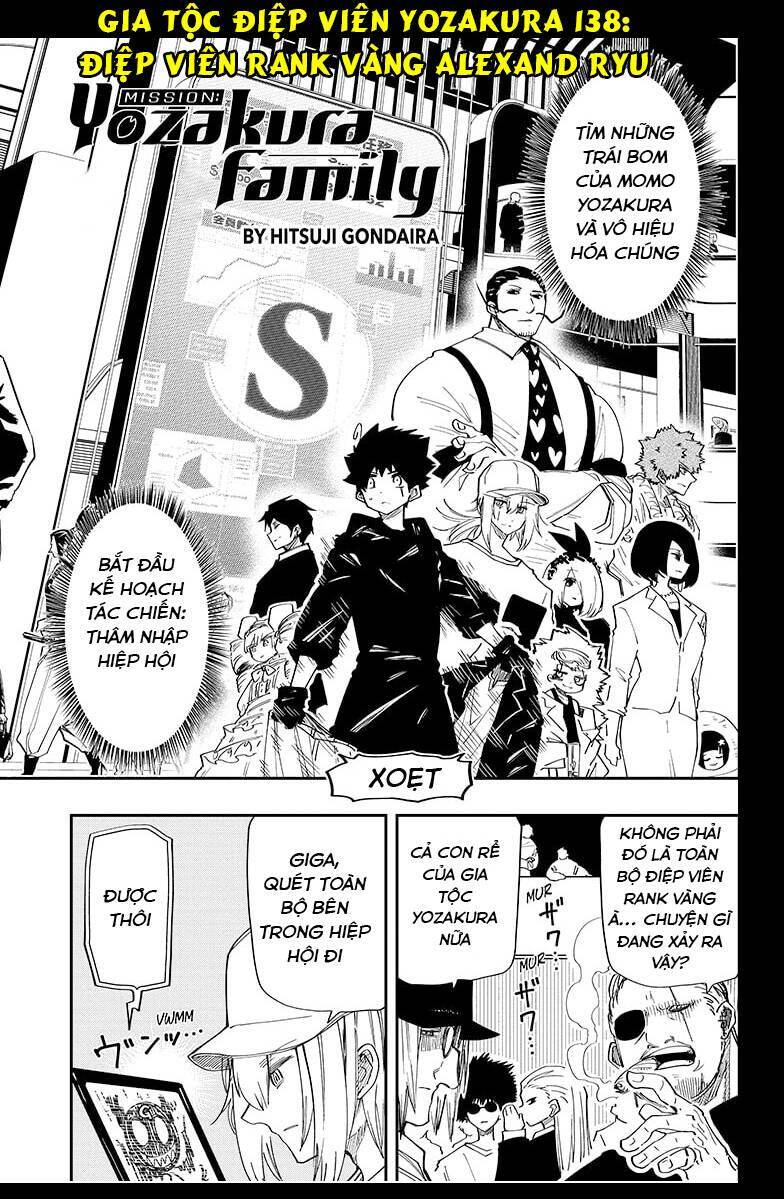 Gia Tộc Điệp Viên Yozakura Chap 138 - Next Chap 139