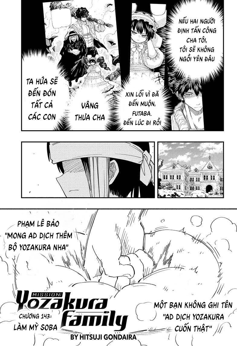 Gia Tộc Điệp Viên Yozakura Chap 143 - Next Chap 144