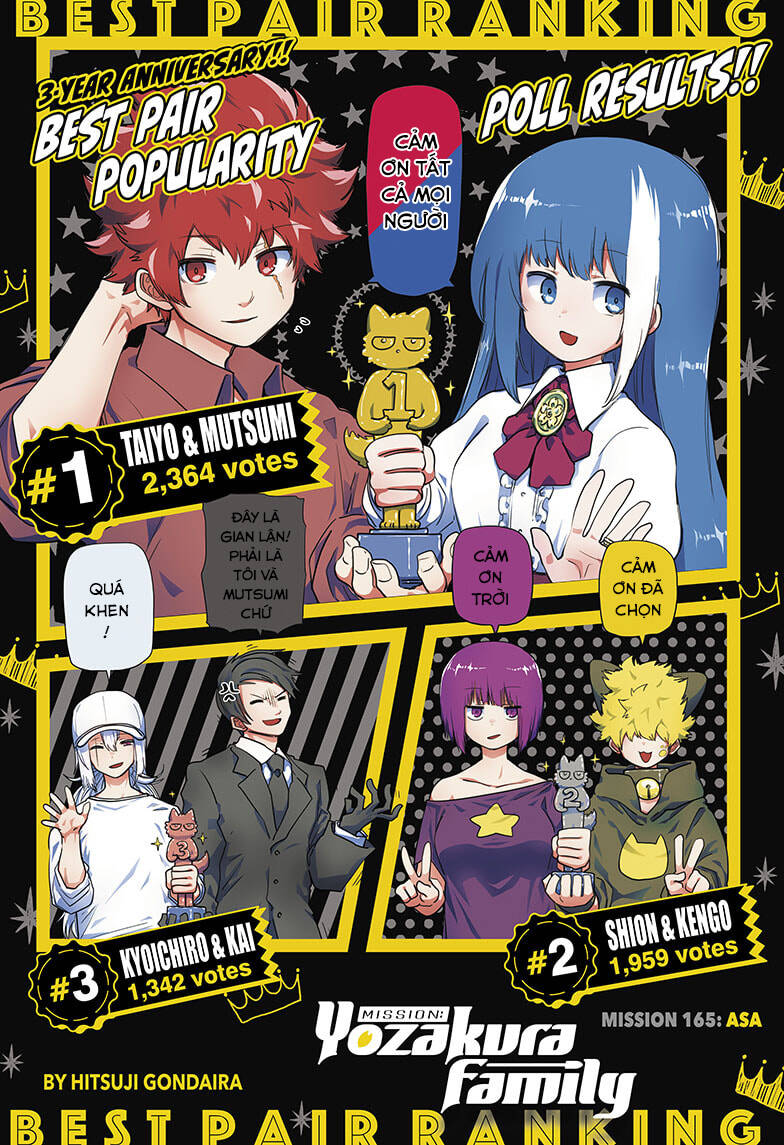 Gia Tộc Điệp Viên Yozakura Chap 165 - Next Chap 166