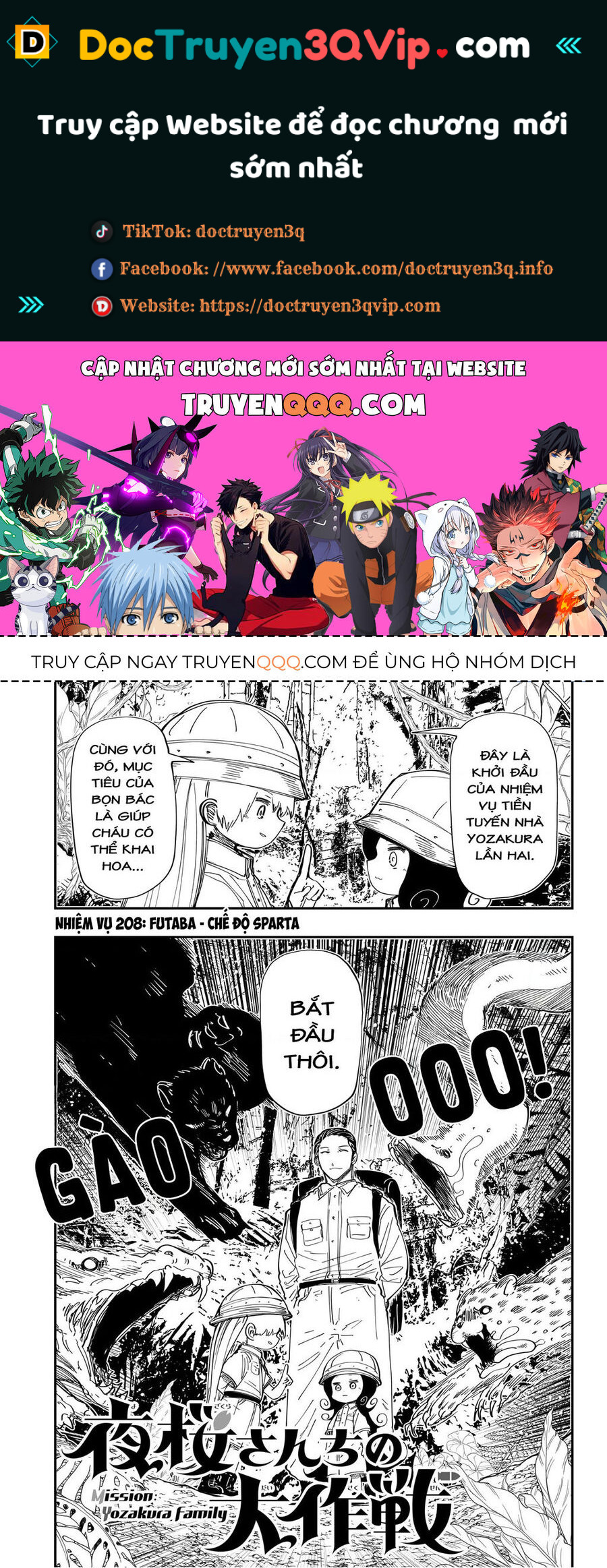 Gia Tộc Điệp Viên Yozakura Chap 208 - Next Chap 209