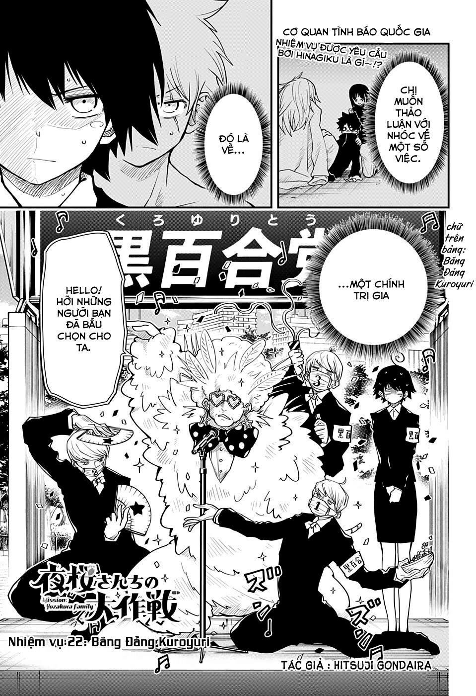 Gia Tộc Điệp Viên Yozakura Chap 22 - Next Chap 23