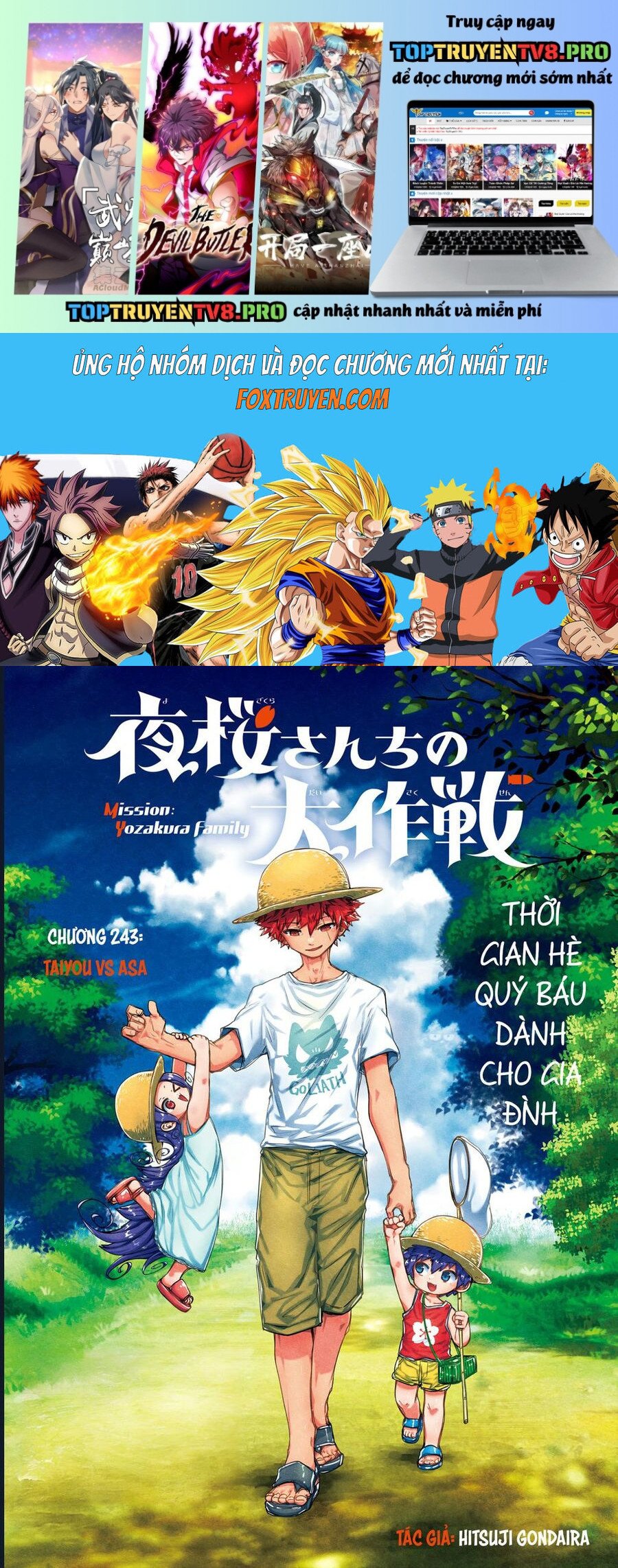 Gia Tộc Điệp Viên Yozakura Chap 243 - Next Chap 244