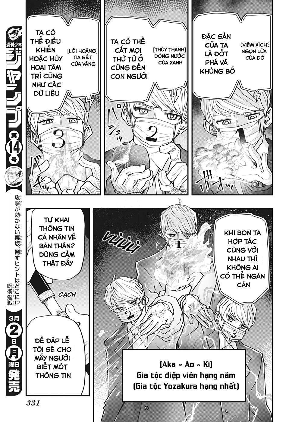 Gia Tộc Điệp Viên Yozakura Chap 25 - Next Chap 26