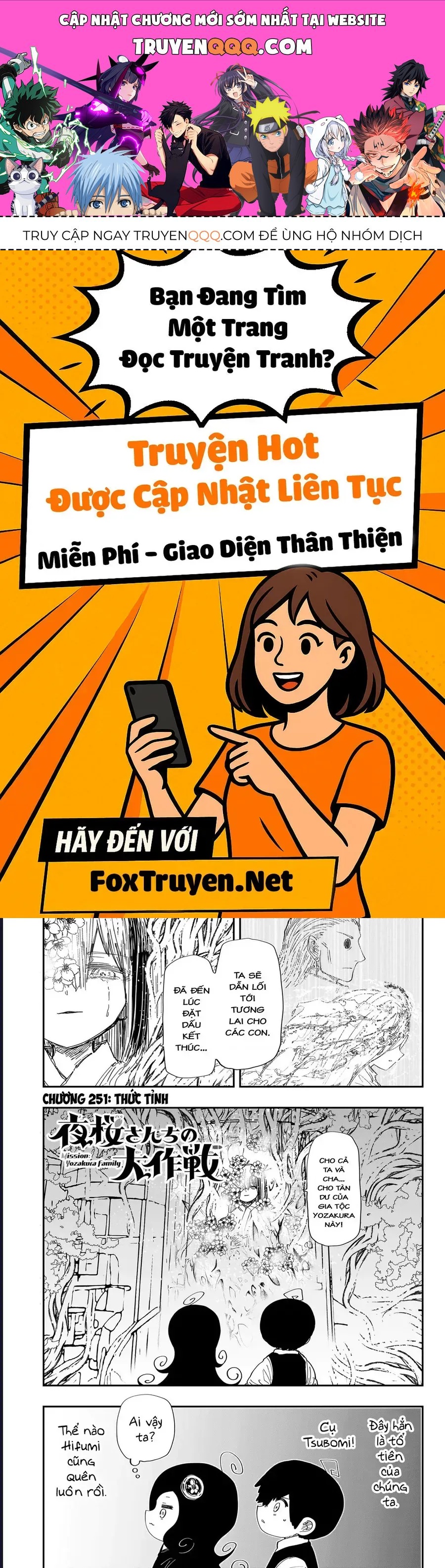 Gia Tộc Điệp Viên Yozakura Chap 251 - Next Chap 252