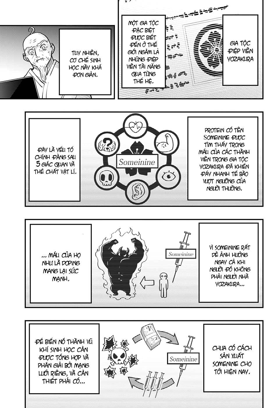 Gia Tộc Điệp Viên Yozakura Chap 36 - Next Chap 37