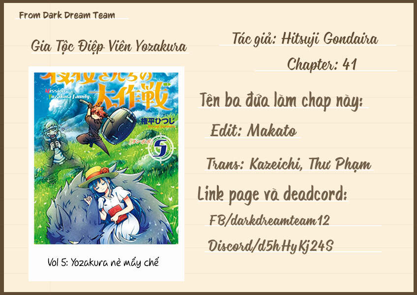 Gia Tộc Điệp Viên Yozakura Chap 41 - Next Chap 42