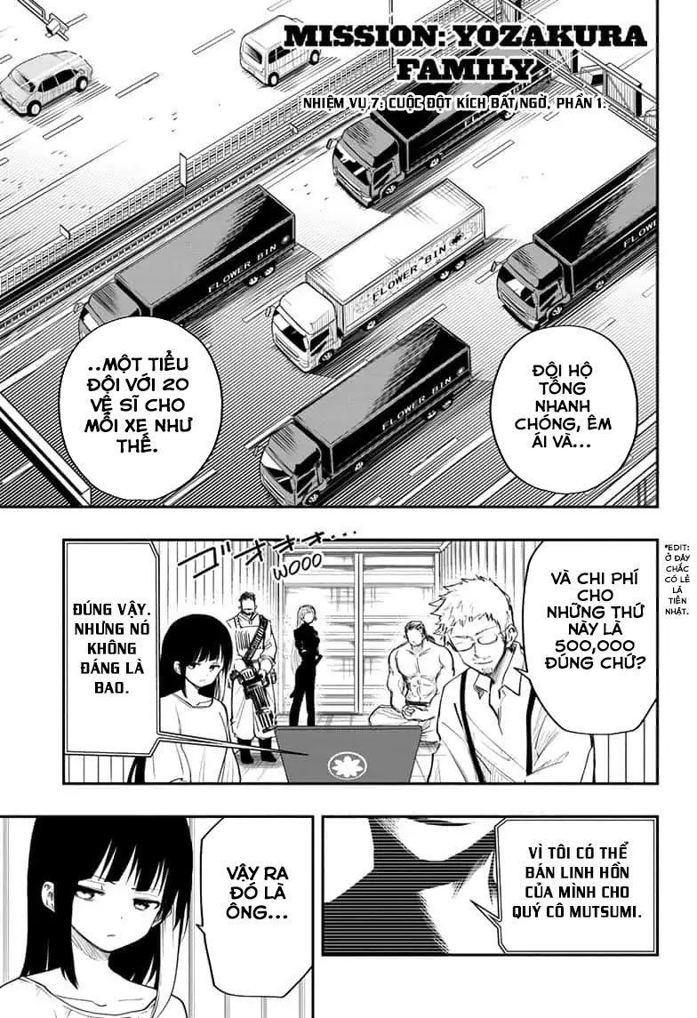 Gia Tộc Điệp Viên Yozakura Chap 7 - Next Chap 8