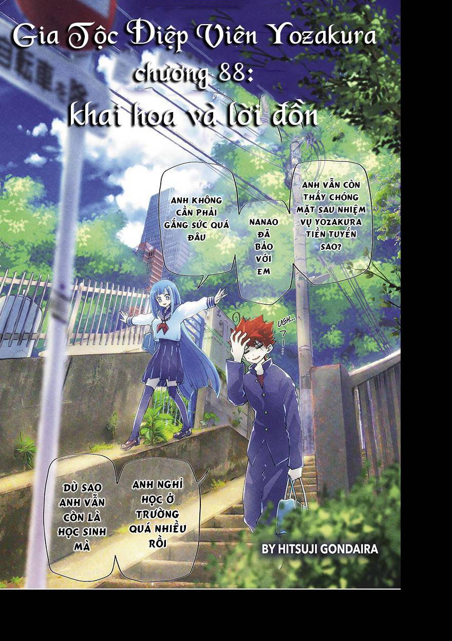 Gia Tộc Điệp Viên Yozakura Chap 88 - Next Chap 89