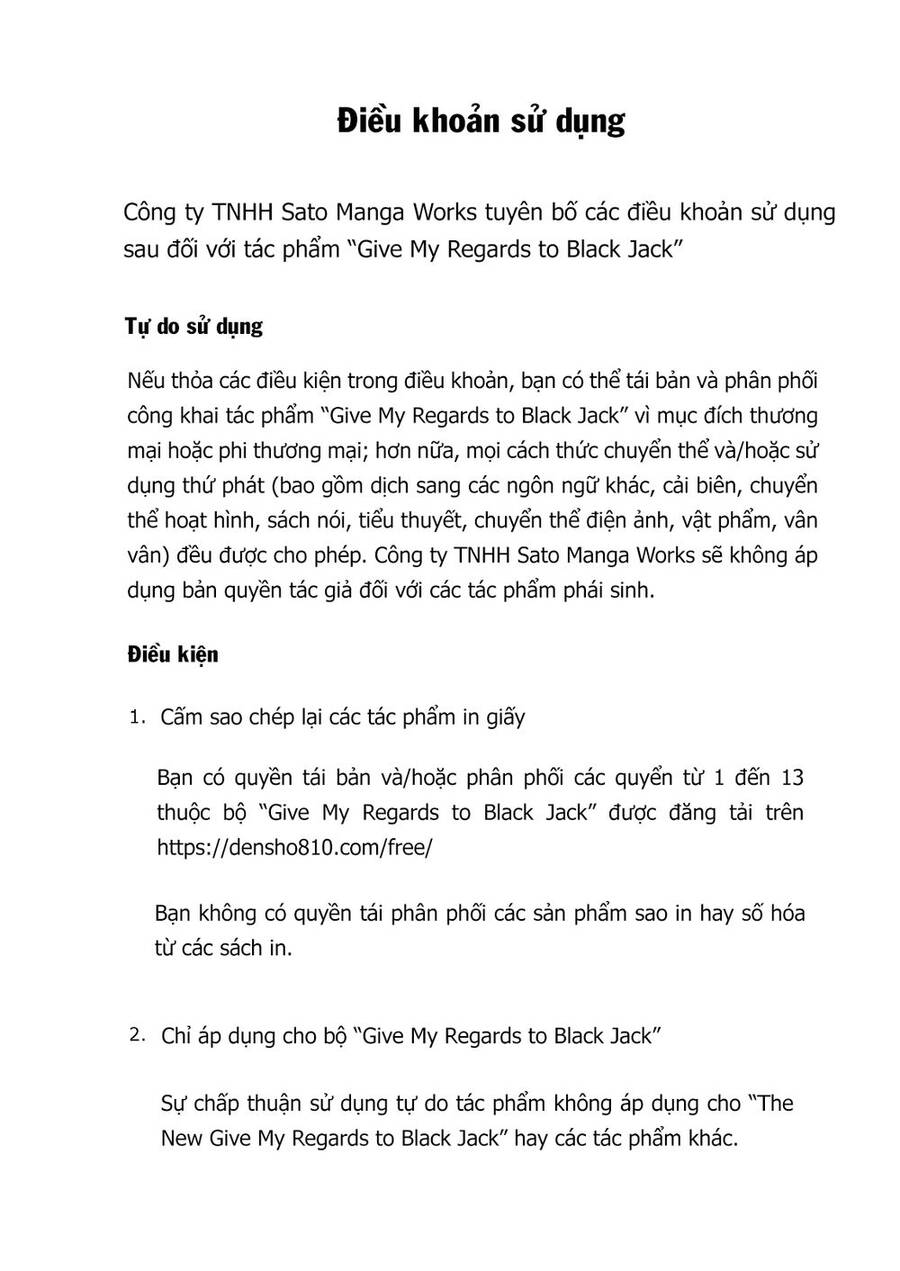 Give My Regards To Black Jack Chap 7 - Next Chap 8