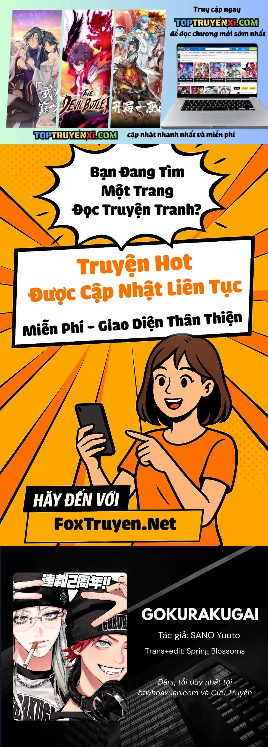 Gokurakugai Chap 32 - Next Chap 33