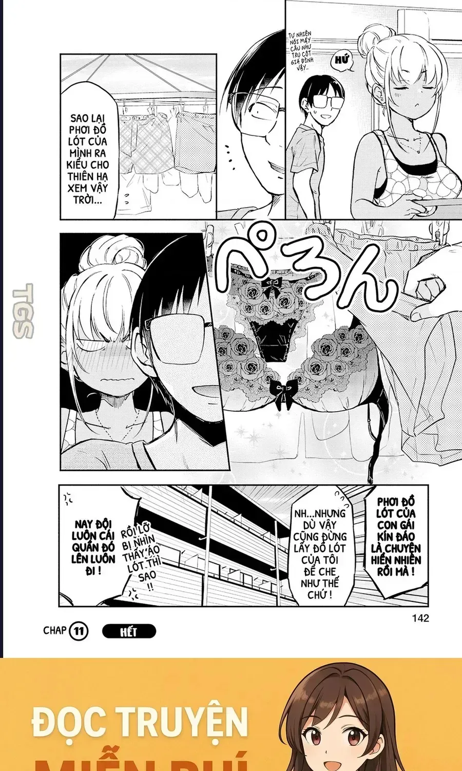 Gyaru Không Mời Mà Đến Nakamura Chap 11 - Next Chap 12