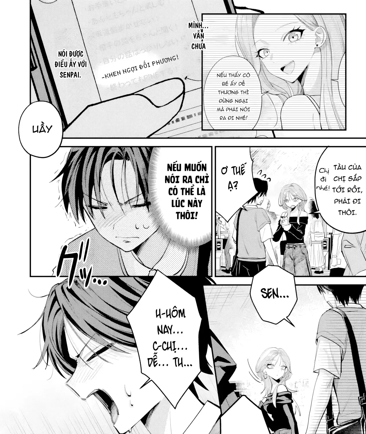 Haimiya-Senpai Vừa Đáng Sợ Lại Vừa Đáng Yêu! Chap 13 - Next Chap 14