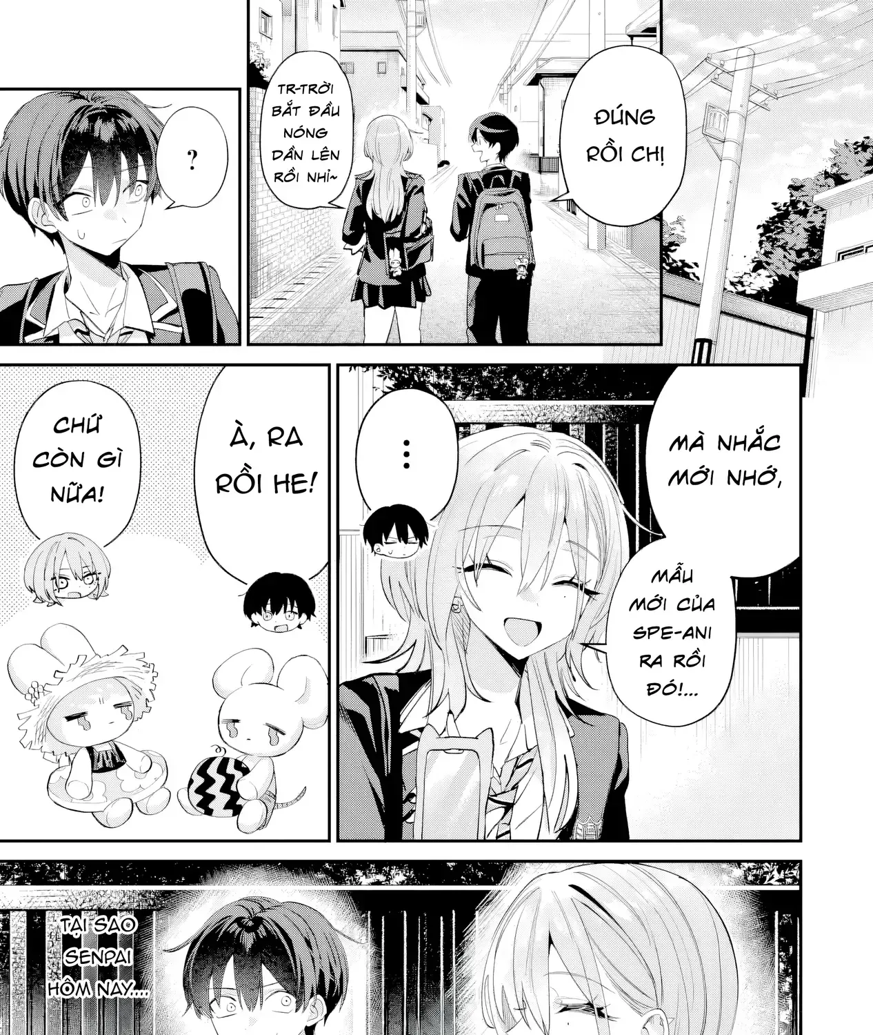 Haimiya-Senpai Vừa Đáng Sợ Lại Vừa Đáng Yêu! Chap 18 - Next Chap 19