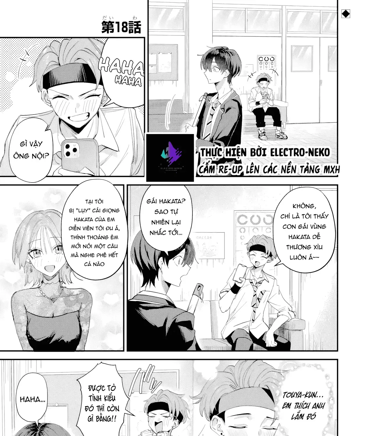 Haimiya-Senpai Vừa Đáng Sợ Lại Vừa Đáng Yêu! Chap 18 - Next Chap 19
