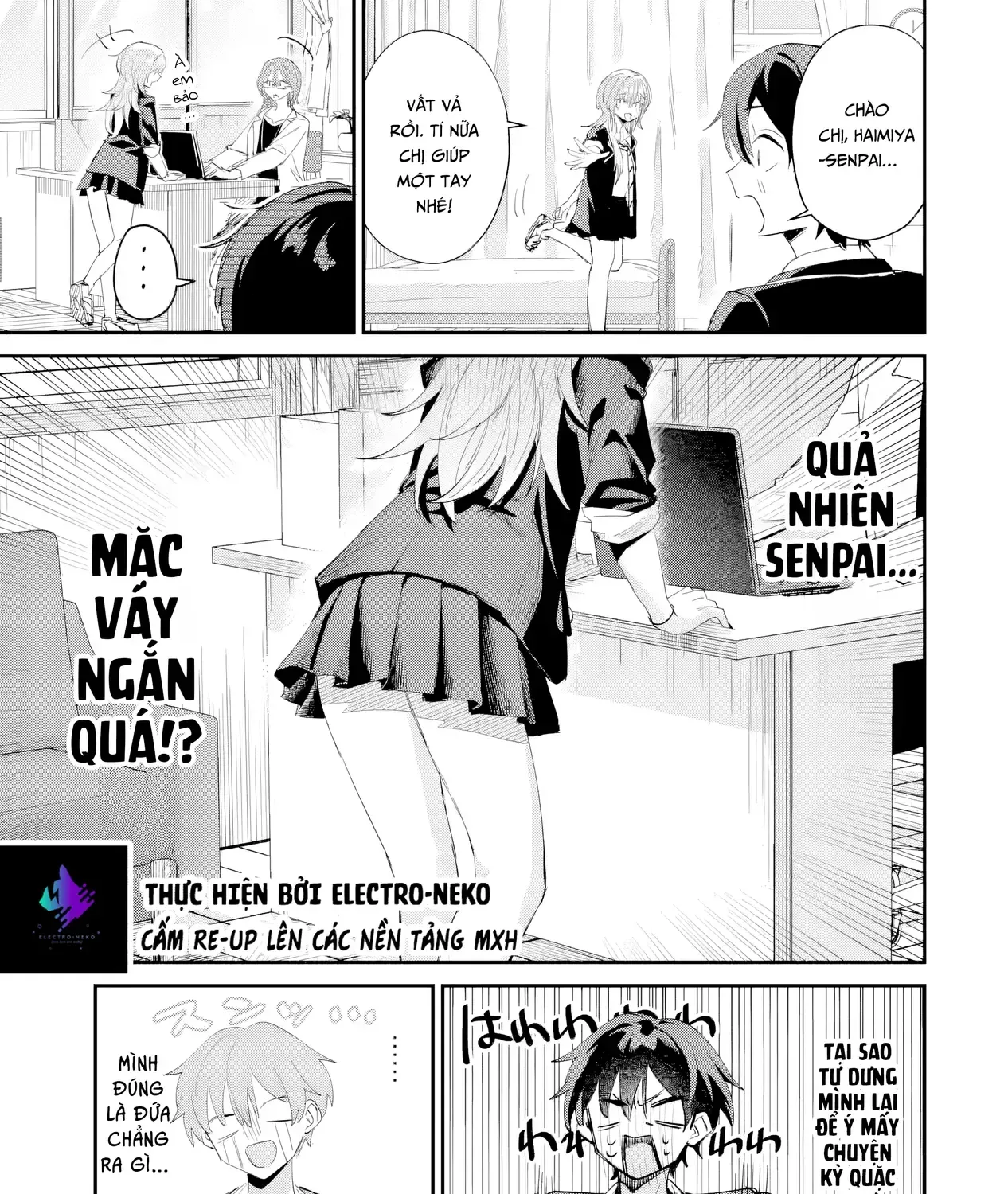 Haimiya-Senpai Vừa Đáng Sợ Lại Vừa Đáng Yêu! Chap 19 - Next Chap 20