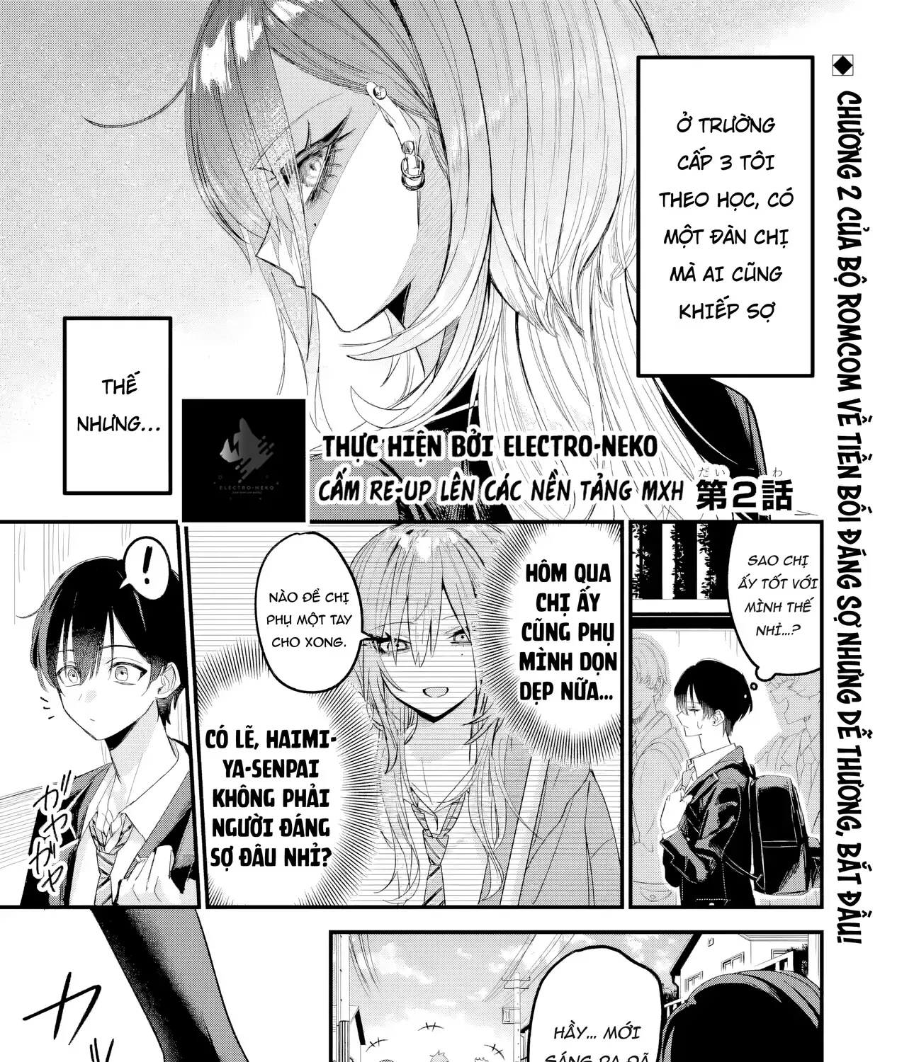 Haimiya-Senpai Vừa Đáng Sợ Lại Vừa Đáng Yêu! Chap 2 - Next Chap 3