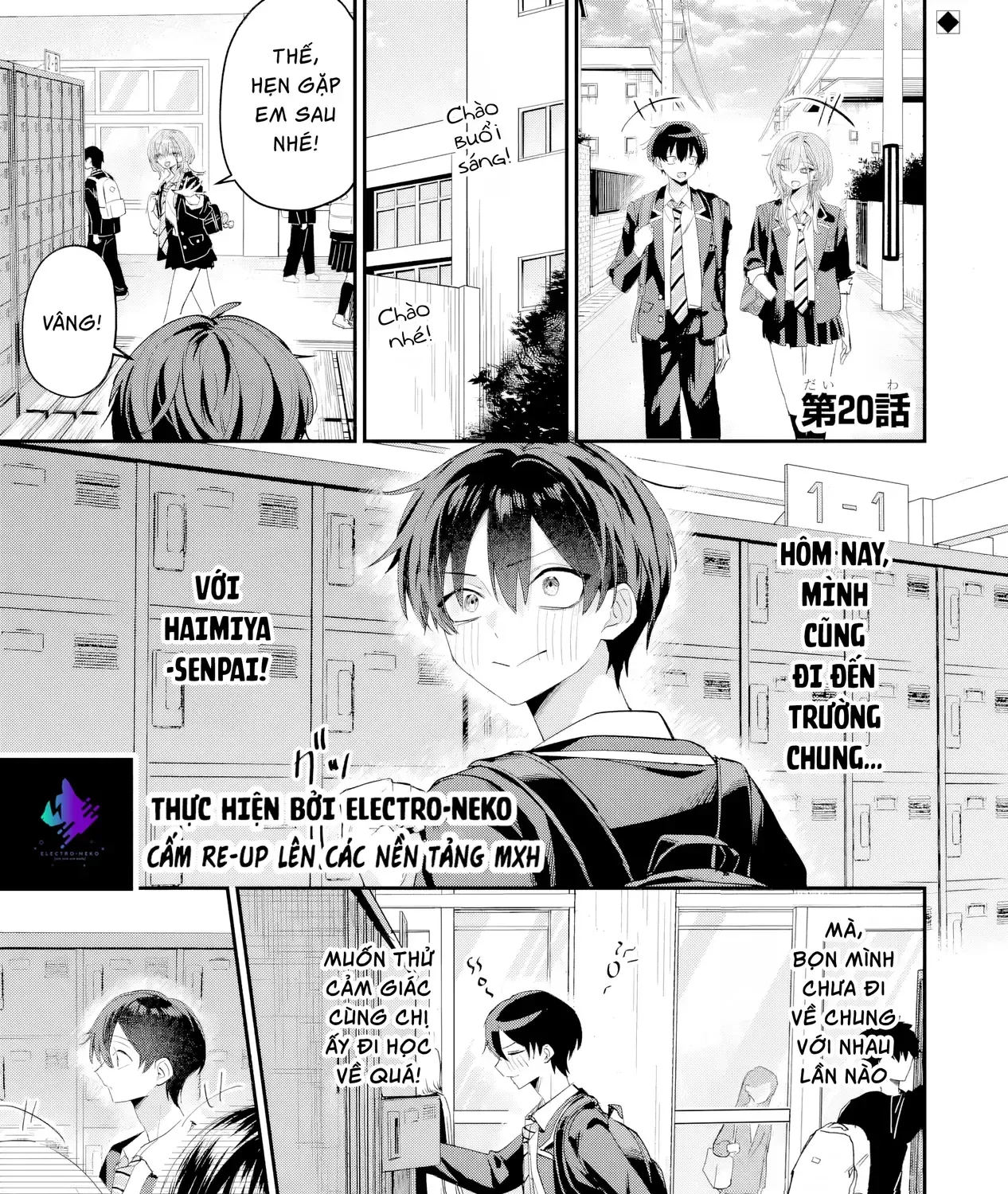 Haimiya-Senpai Vừa Đáng Sợ Lại Vừa Đáng Yêu! Chap 20 - Next Chap 21