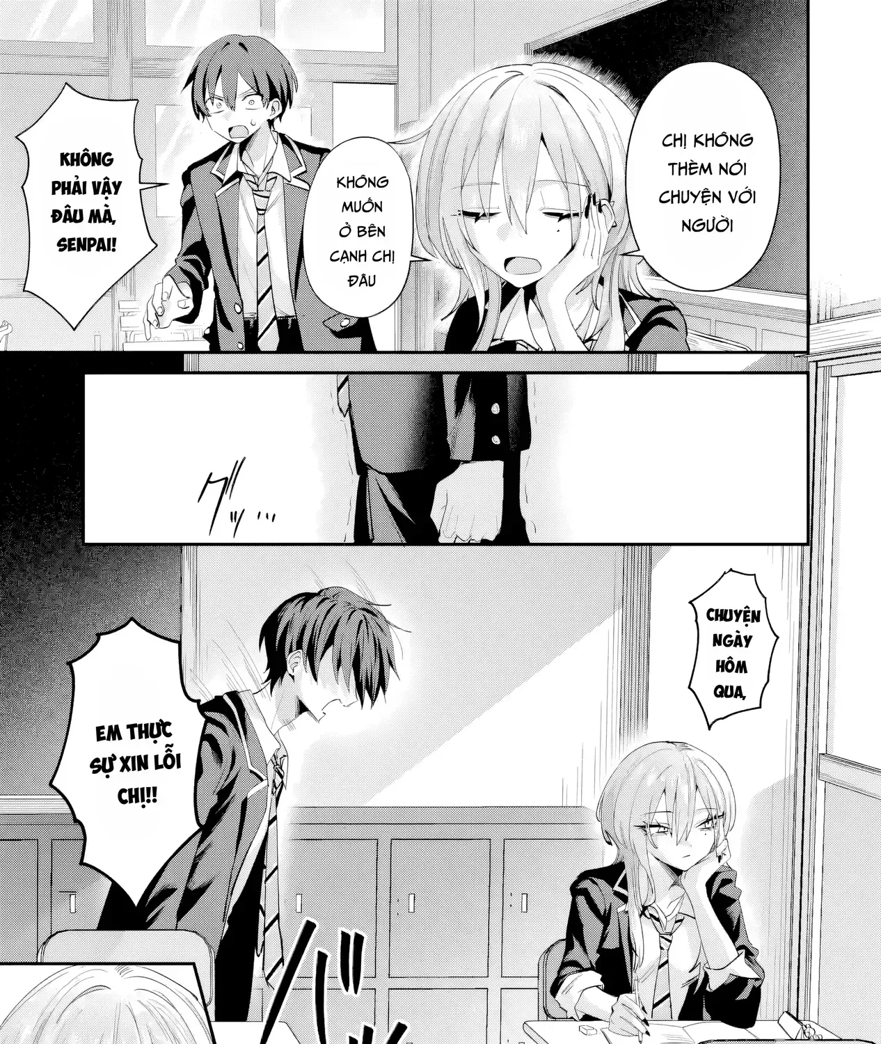 Haimiya-Senpai Vừa Đáng Sợ Lại Vừa Đáng Yêu! Chap 22 - Next Chap 23