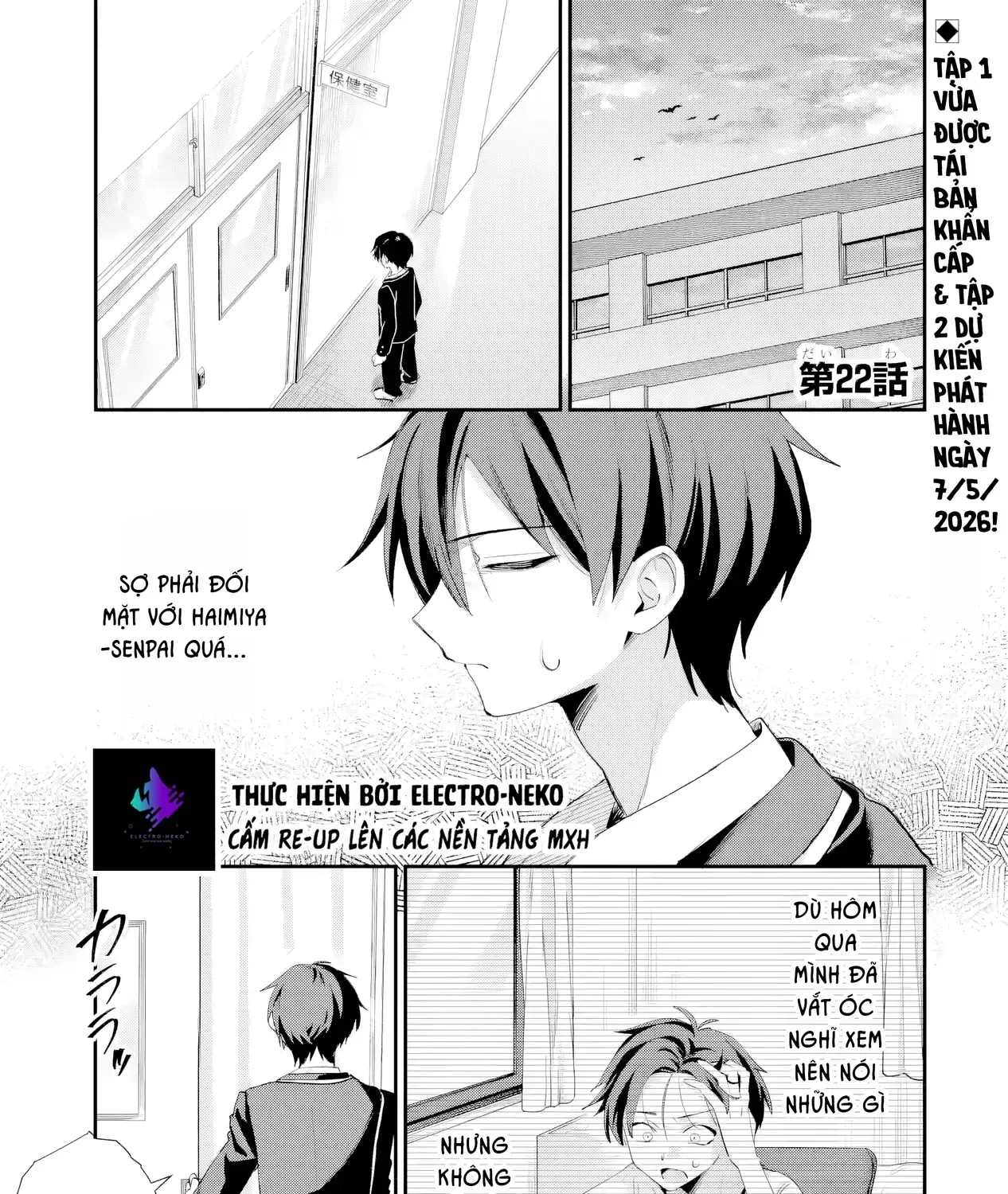 Haimiya-Senpai Vừa Đáng Sợ Lại Vừa Đáng Yêu! Chap 22 - Next Chap 23